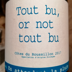 Tout bu or not tout bu – Domaine du Possible